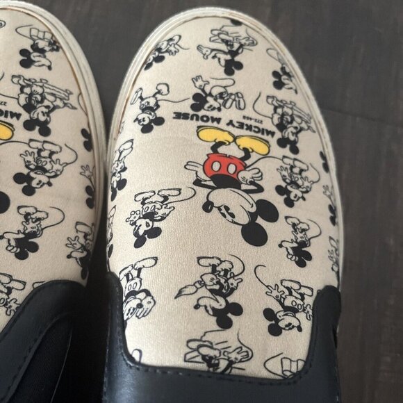 Disney X Master Of Arts Moa Mickey Mouse Slip On Sneakers Size 6.5 Runs Big - Picture 14 of 16